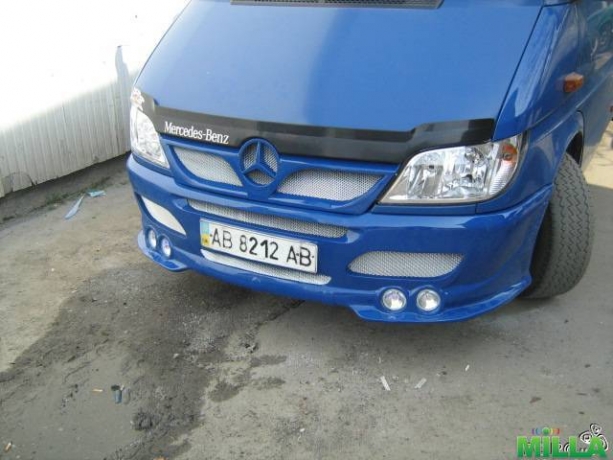 Бампер - тюнинг на Mercedes-Benz Sprinter CDi, TDi