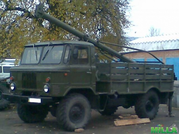 Ямобур БМ-302 на базе газ-66