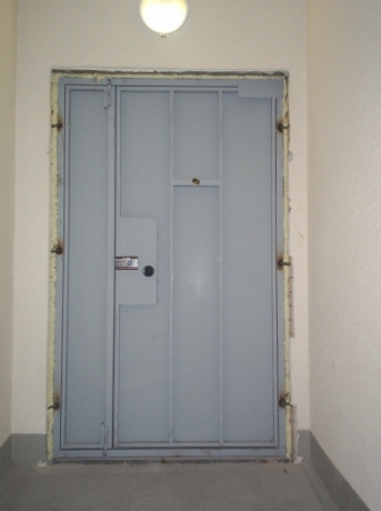 Однолистовая металлическая дверь