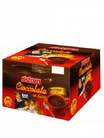 Горячий шоколад в пакетиках Ristora, 50 порций. Оптом