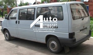 Задний салон, левое стекло на Volkswagen Transporter Т-4 (Фольксваген Транспортер Т-4) (длинная баз