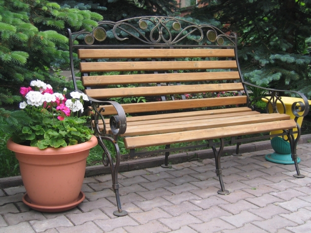 Кованые дачные скамейки, лавочки для сада мариуполь 492422 фото в Мариуполе