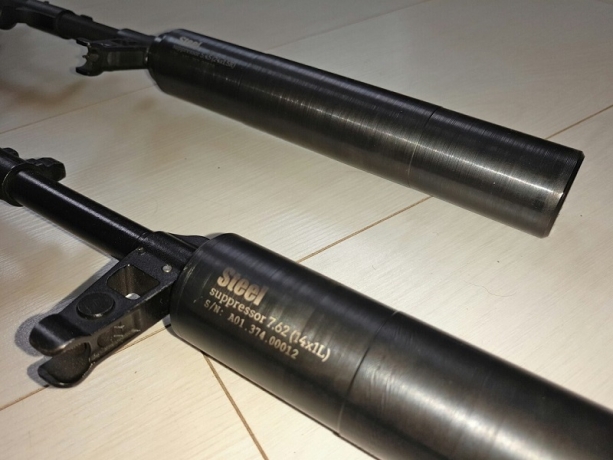 Глушитель Steel для АК74 5.45 и АКМ 7.62