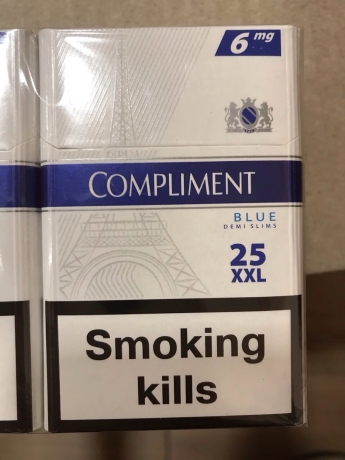 Продам оптом сигареты “Compliment  (25XXL)” demi slims blue.