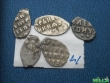 Копейки Петра, 5 штук, года разные(чешуйки) серебр