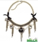 Mixit Necklace heart black gold (арт.745)