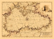 Элитный подарок Директору - Портолан Черного моря 1745г. (старинная копия)
