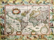 Элитный подарок  - Карта Мира Блау 1640г. (Старинная копия)