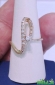 Красивое и изысканное кольцо с бриллиантами 0.40к