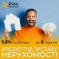 Кредитування без довідки про доходи під заставу нерухомості Київ.