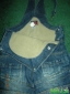 Зимние джинсовые штаны комбинезон 86-92р