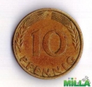 10 pfennig 1950
