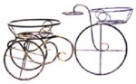 Кованая подставка для цветов «Велосипед средний» 2»