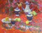 Картина "Чай с лимоном"